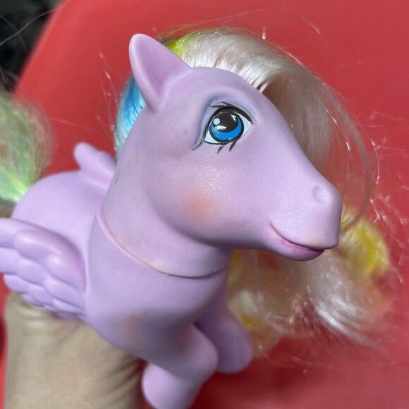 Vintage 1984 My Little Pony MLP G1 Brush n’ Grow Ponies “Curly Locks” Brushes - Picture 7 of 9